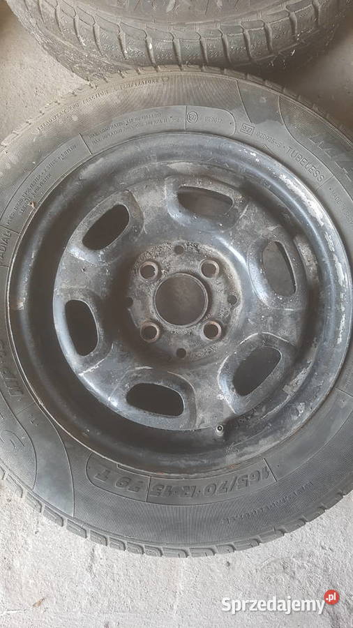 Komplet felg stalowych 13 4x100 Et 38 VW Opel Części Sietesz