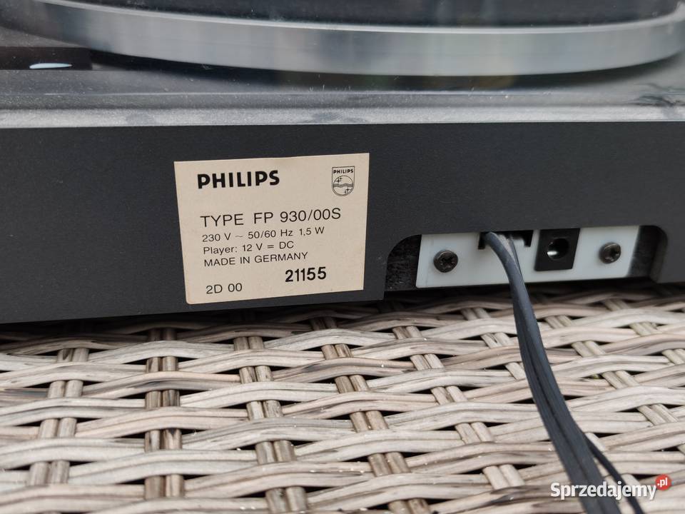 Philips FP930 Dual CS435CS455 gramofon serii 900 Świdwin sprzedam