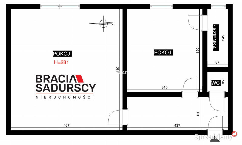 Sprzedam mieszkanie 487m2 2 pokoje Kraków małopolskie