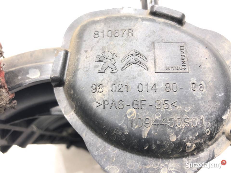 KOLEKTOR SSĄCY CITROEN C3 PICASSO 9802101480 12 podkarpackie