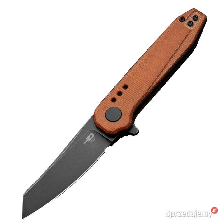 Nóż składany Bestech Syntax Natural G10 Black Warszawa