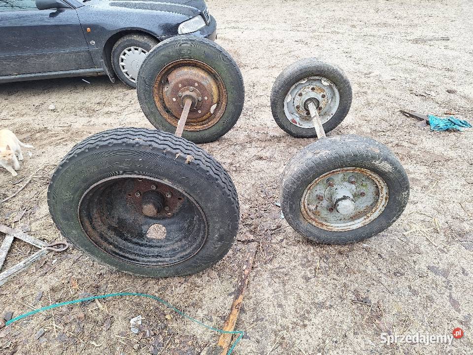 Sprzedam oś 2 sztuki na kołach 15 i 20 do nieuszkodzony sprzedam