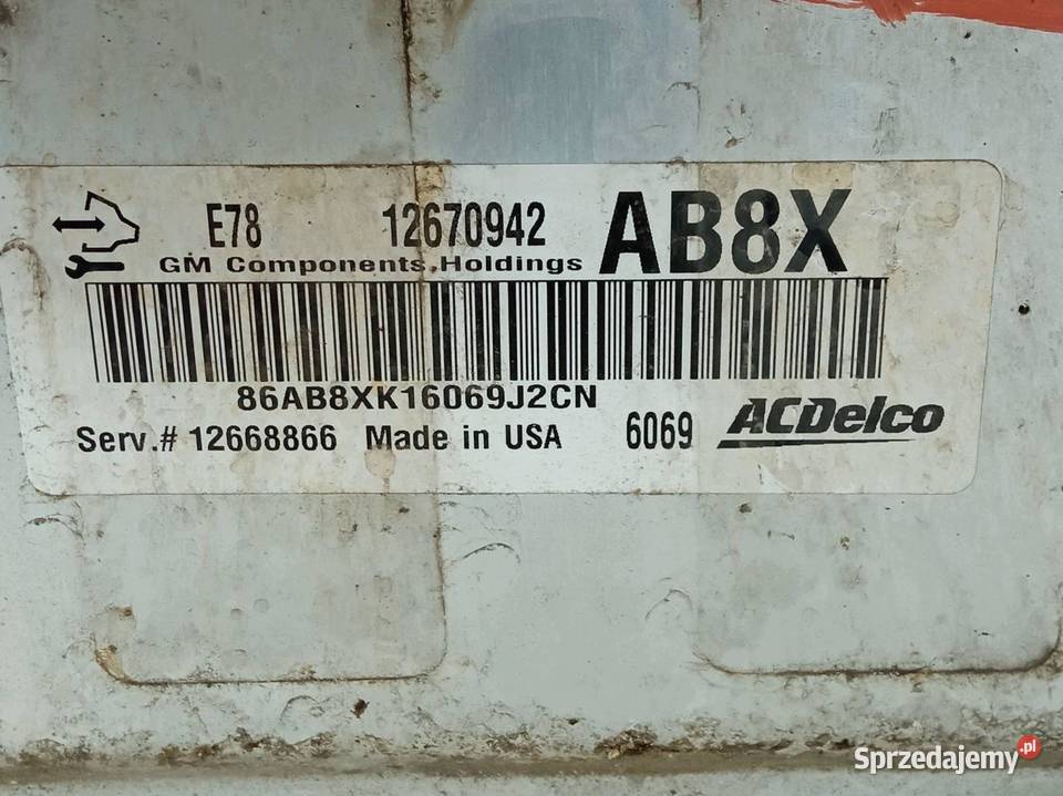 STEROWNIK SILNIKA 12670942 14 T 89 Opel Corsa V