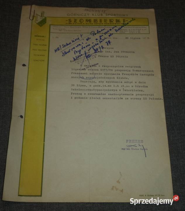 Polonia Bytom listy do klubu 19621980 śląskie