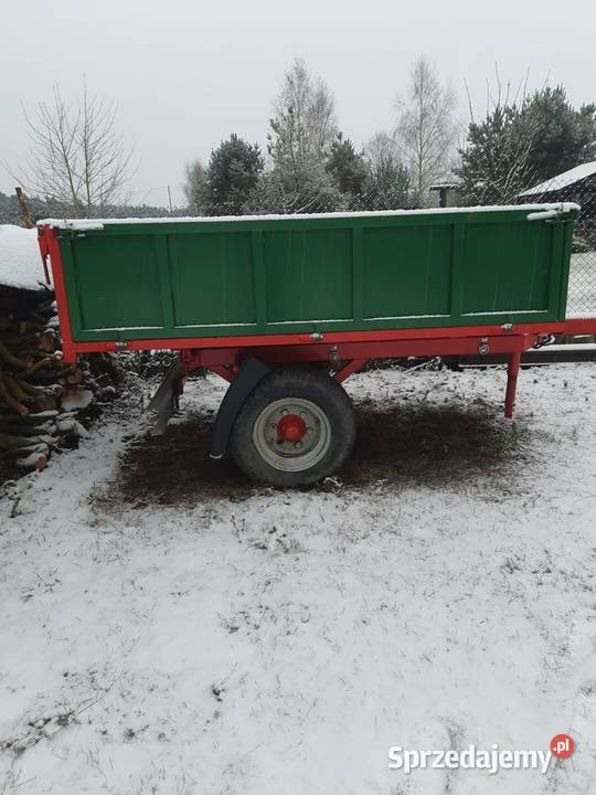 Przyczepa 1 osiowa kiper wywrotka Sobków
