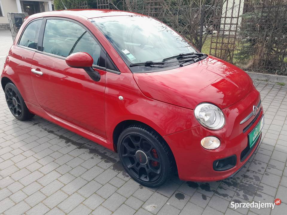 FIAT 500S wersja SPORT 1242 BENZYNA PRZEBIEG 132 gniazdo AUX Nowy Targ
