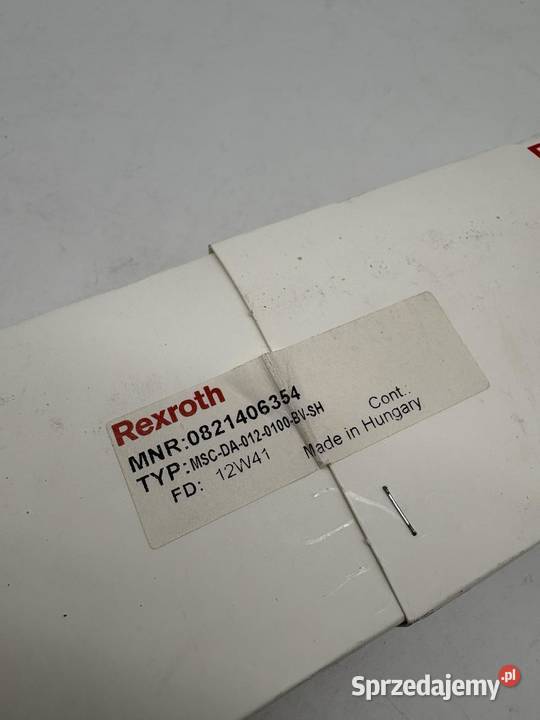 Rexroth MSCDA0120100BVSH 0821406354 Warszawa