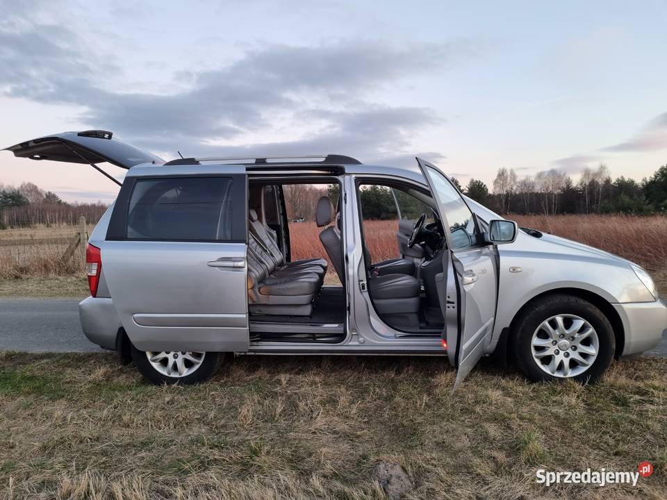 KIA Carnival 29 CRDi 161 skóra elektr hak 7osob elektrycznie ustawiane fotele sprzedam