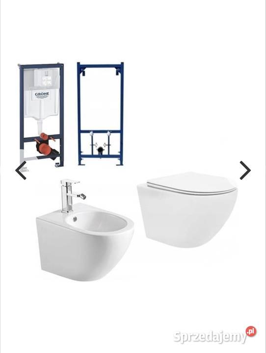 NOWY Komplet WCbidetstelaż Stefanowo
