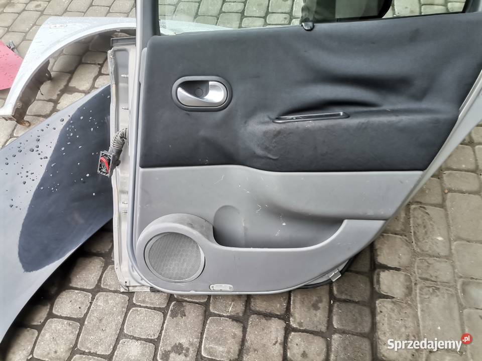 DRZWI PRAWE TYLNE RENAULT SCENIC 2 TEA19 Rok produkcji 2004 Nowy Sącz sprzedam