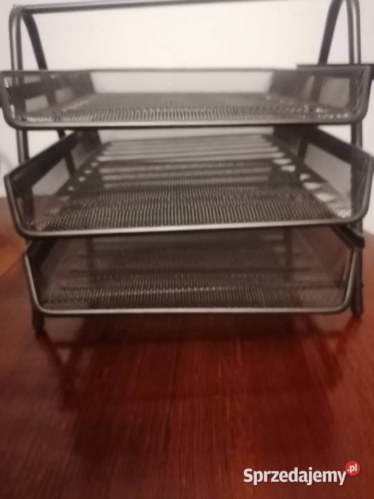 Półka siatkowa na dokumenty 3A czarny Gdańsk