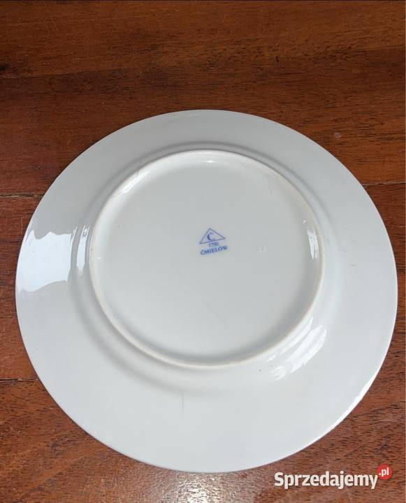 Talerzyk Syg Ćmielów 1790 Ć Biała porcelana z Gdańsk