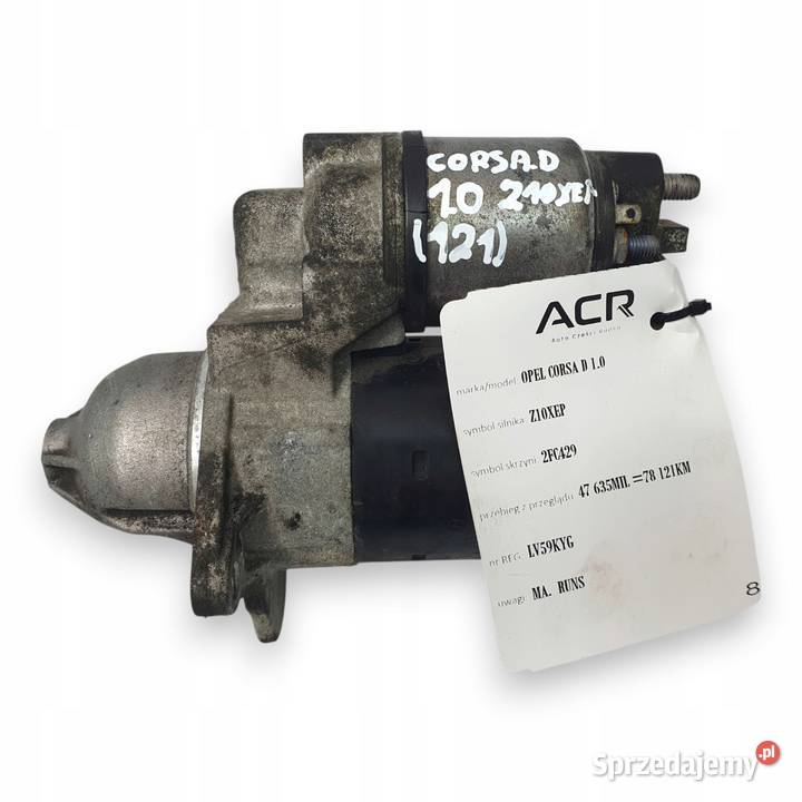 ROZRUSZNIK Opel Corsa D Astra H 10 12 14 osobowe Motoryzacja Chełm