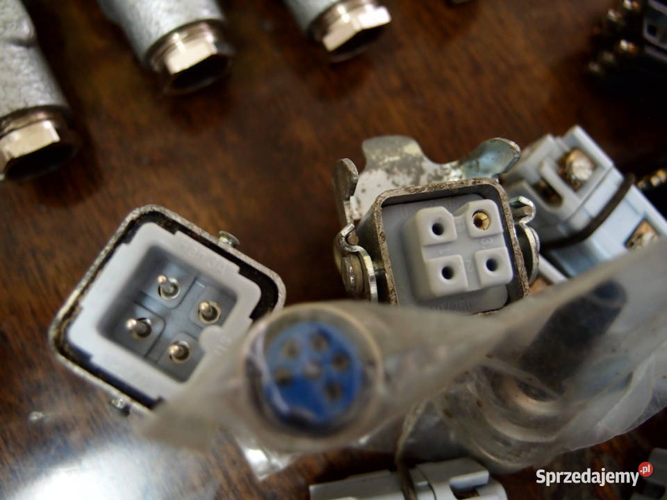 Złącze Harting HAN 3A 4 PIN SOCKET AND PLUG Produkcja łódzkie Łódź