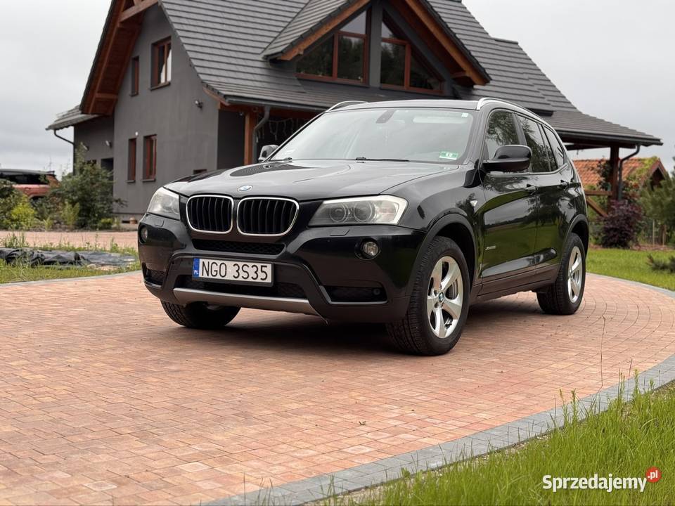 Bmw X3 F25 30 28i full kamery 360 czarna skóra pełny VAT