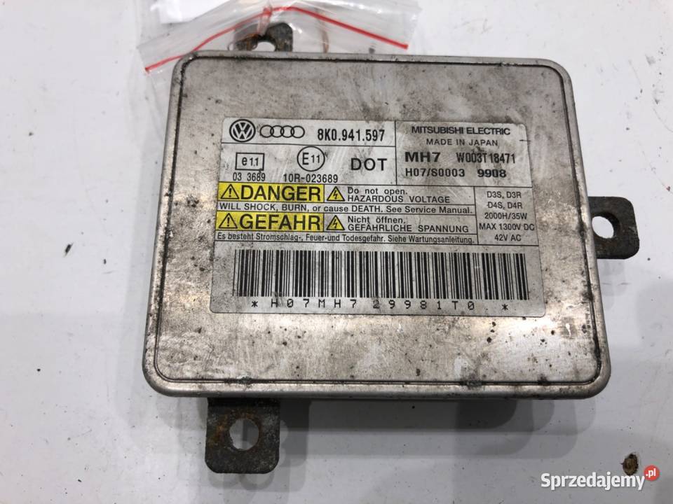 PRZETWORNICA XENON AUDI A4 B8 8K0941597 0715 osobowe Oświetlenie