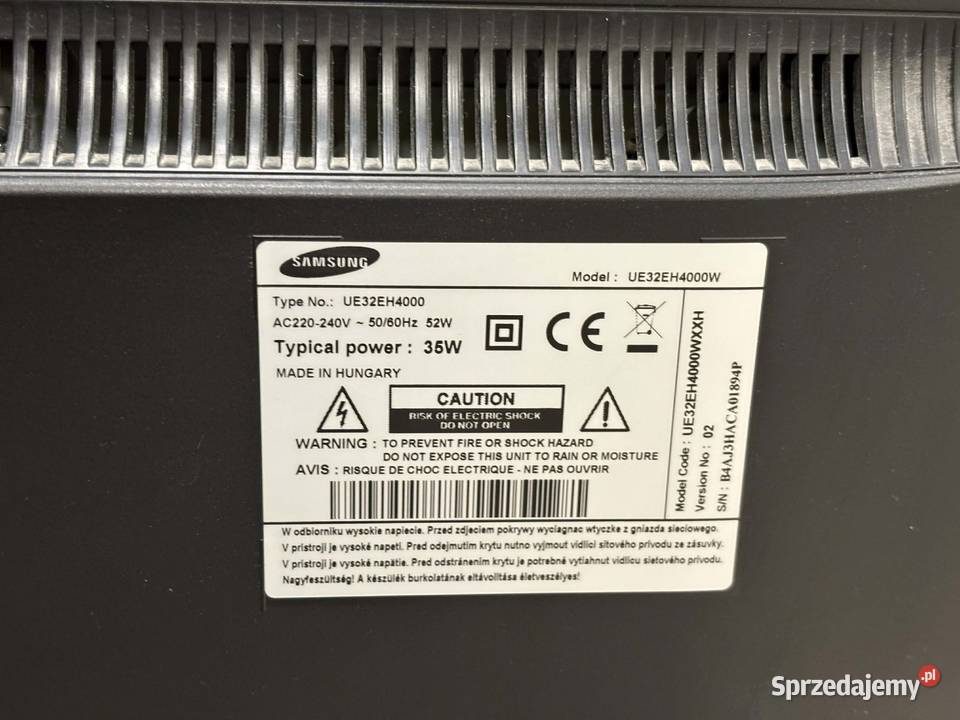 Telewizor LED Samsung UE32EH4000 32 HD Ready Elbląg