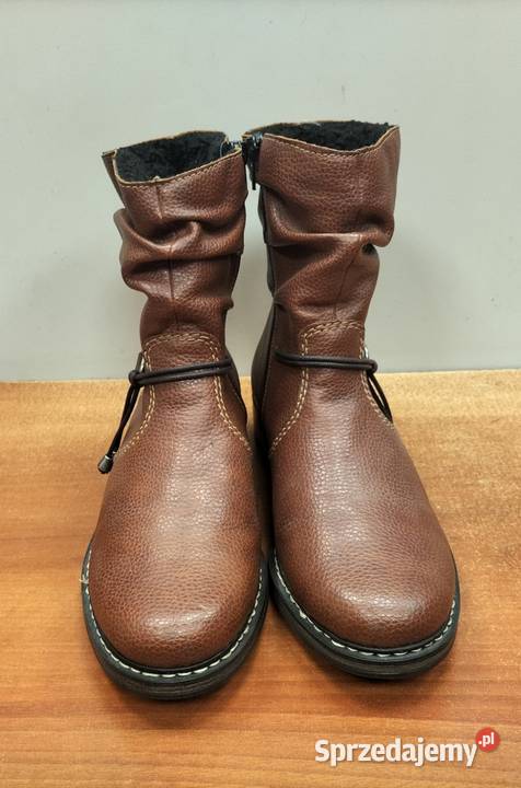 Buty botki Ocieplane Rieker 40 25.5cm Wałbrzych