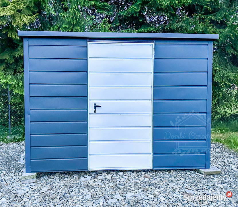 Schowek Domek Ogrodowy 3x3m Antracyt Biały ID570 mazowieckie Kalisz