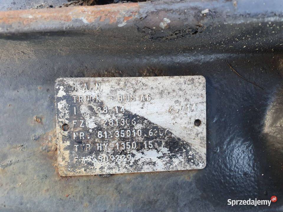 PRZEKŁADNIA MAN 3814 BLOKADA Lipno sprzedam