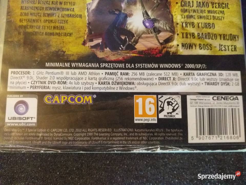 Gra PC DEVIL MAY CRY III 3 EDYCJA SPECJALNA Sandomierz