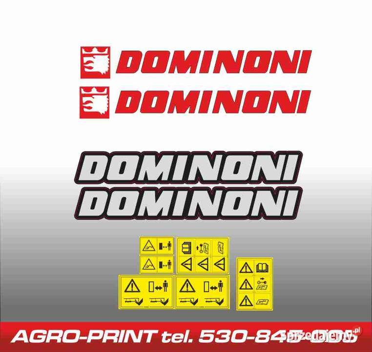 Naklejki Dominoni super mocne z mocnym klejem