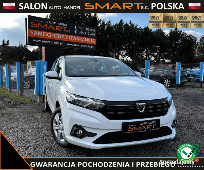 Dacia Sandero 10 Benzyna Gaz Klim Ledy III 2020 Rydułtowy