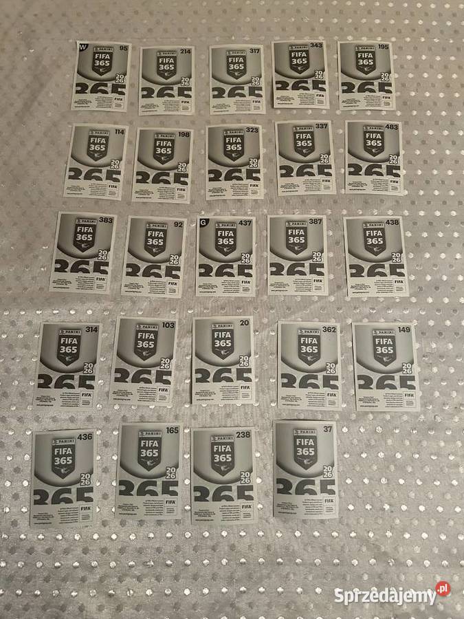 Naklejki panini fifa 365