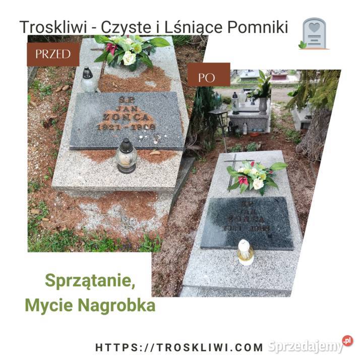 Mycie i sprzątanie na grobach Stronie Śląskie dolnośląskie