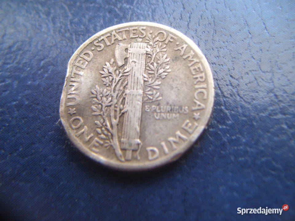 Stare monety 1 dime 1943 USA srebro podkarpackie Lesko