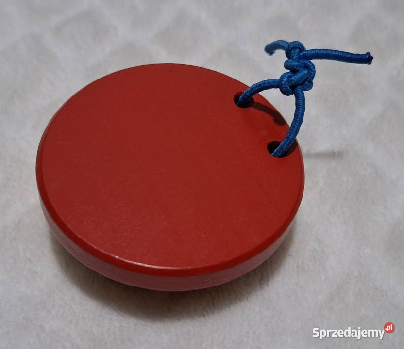 Kastaniety drewniane czerwono żółte 1 Zabawka