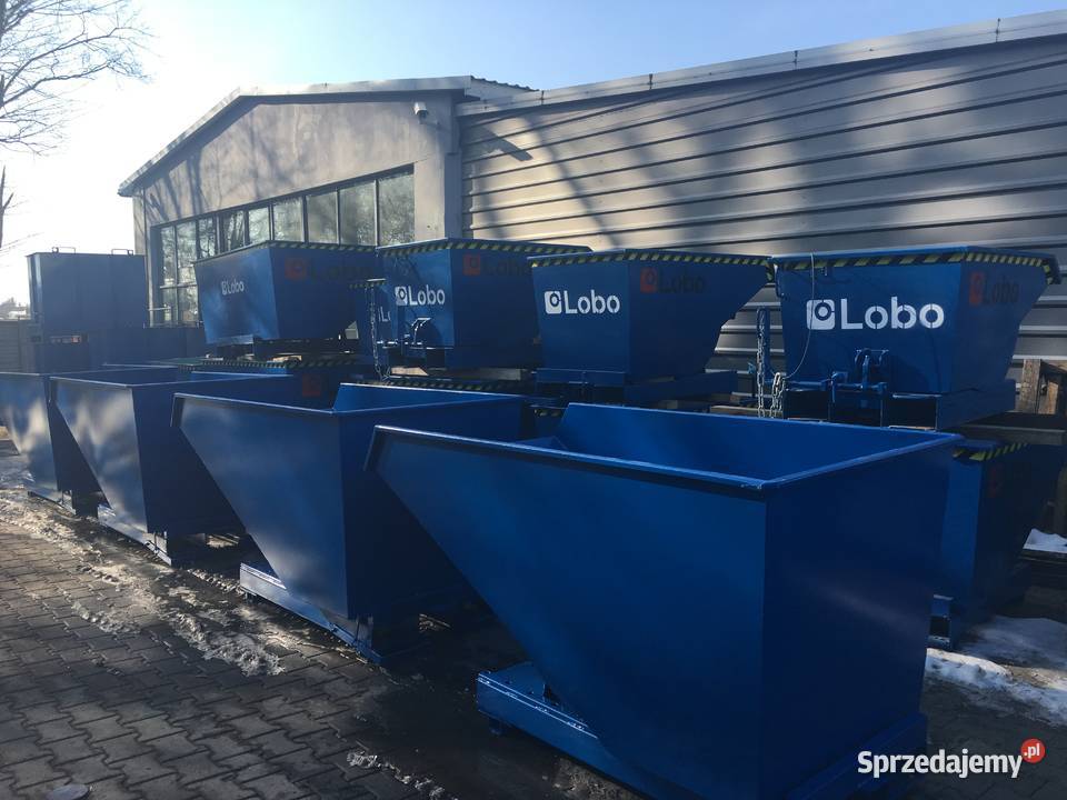 Kontener metalowy do wózka widłowego 4000l Wrocław sprzedam