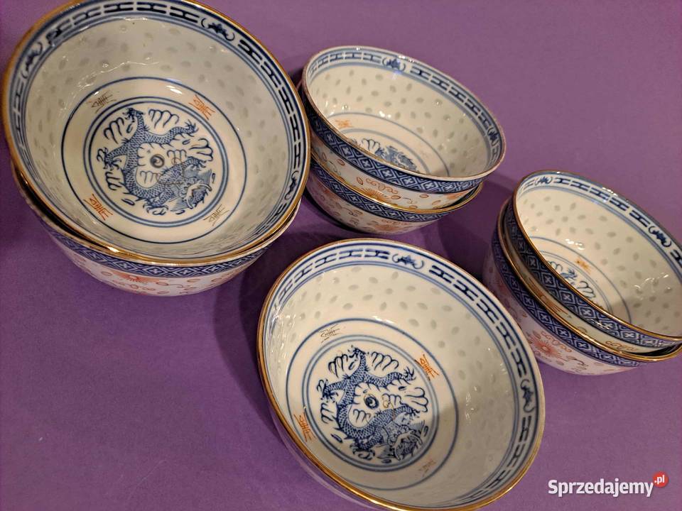 Porcelana chińska MISKI duże 4 małopolskie sprzedam