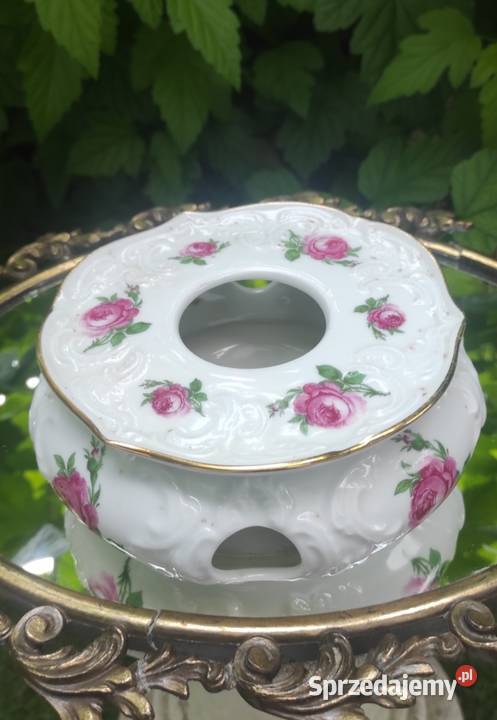 PRZEPIĘKNY PORCELANOWY PODGRZEWACZ BOGATE Pabianice sprzedam
