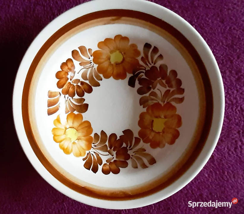 talerze Włocławek lata 70te Ceramika i szkło