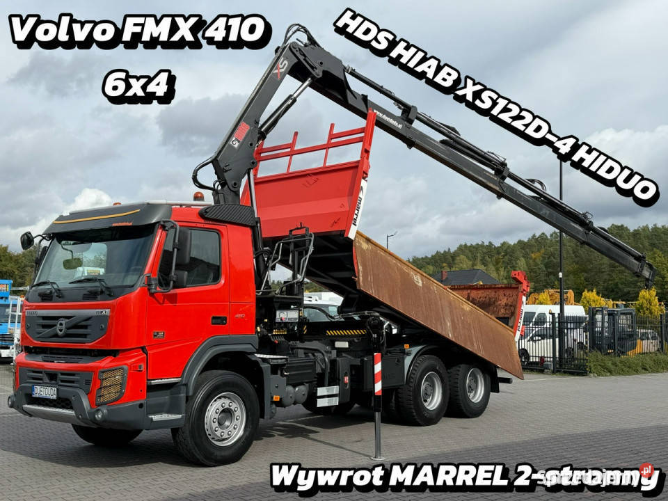 Volvo FMX 410 6x4 13L HDS Radiowy Hydroburta komputer pokładowy Widełki