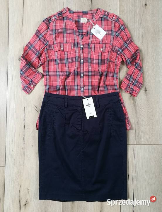 Nowa damska bluzka z kreszowanej bawełny Carry Dębica