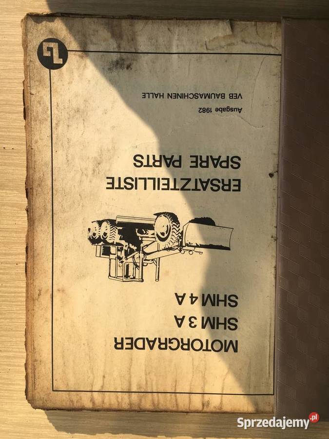 SHM3A SHM4A Katalog części zamiennych Parts Łęczyca sprzedam