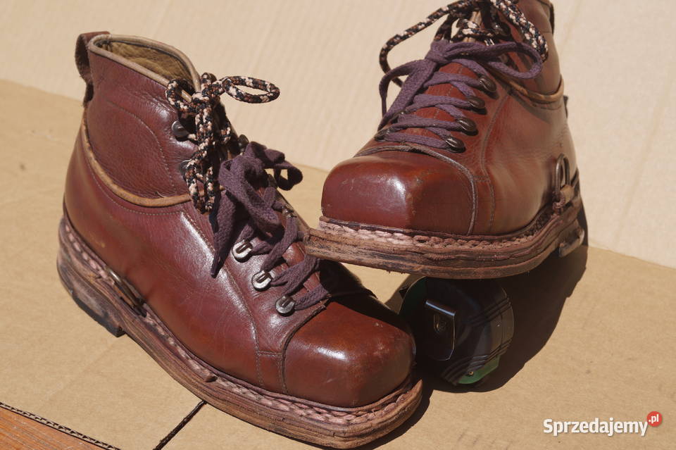 Stare skórzane buty narciarskie 38 Pruchnik