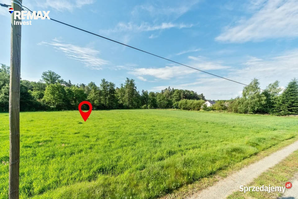 Na sprzedaż malowniczo położona działka 2168m2 Kończyce Wielkie