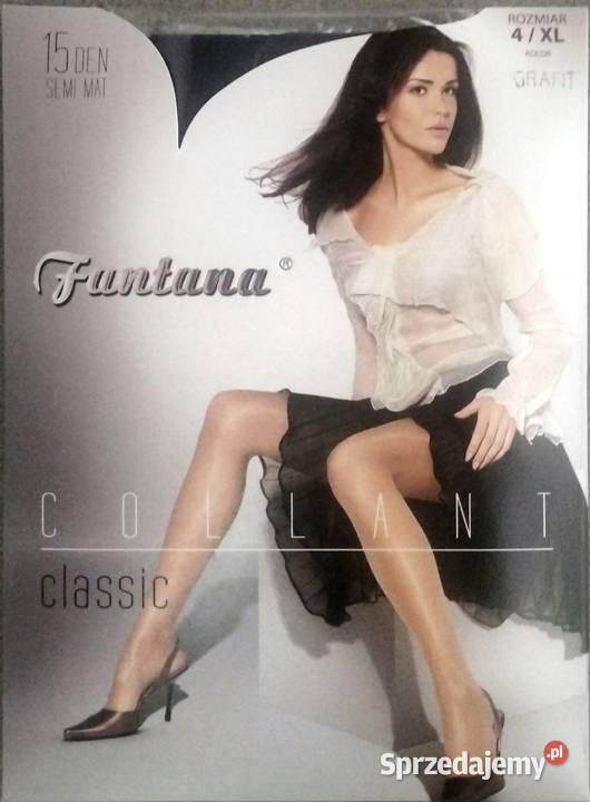 Rajstopy FANTANA 15den Fantana GRAFIT 4XL czarny
