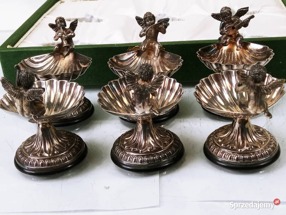 Solniczki Posrebrzane Amory Grajki Muszle