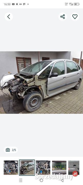 Citroen Xsara Picasso silnik 20 HDI kompletny Silniki kompletne Żarki