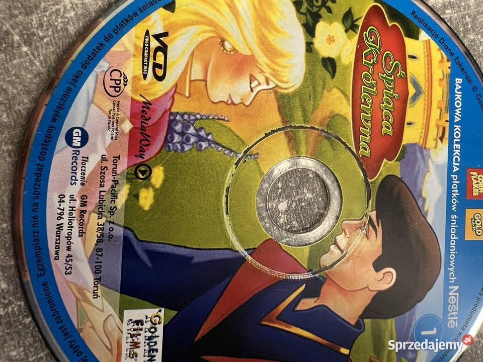 Płyta dzieci Śpiąca królewna