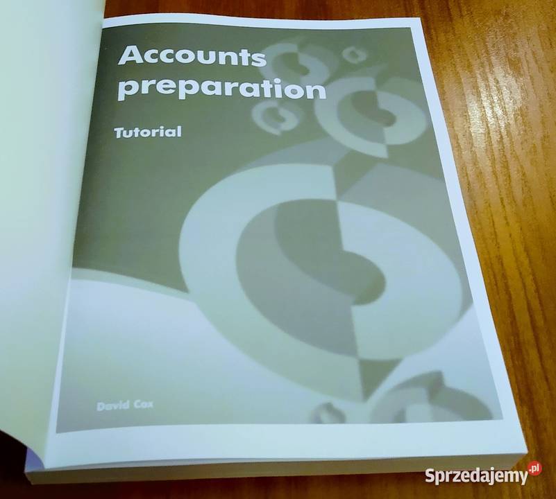 Accounts Preparation Tutorial Cox David Gdańsk