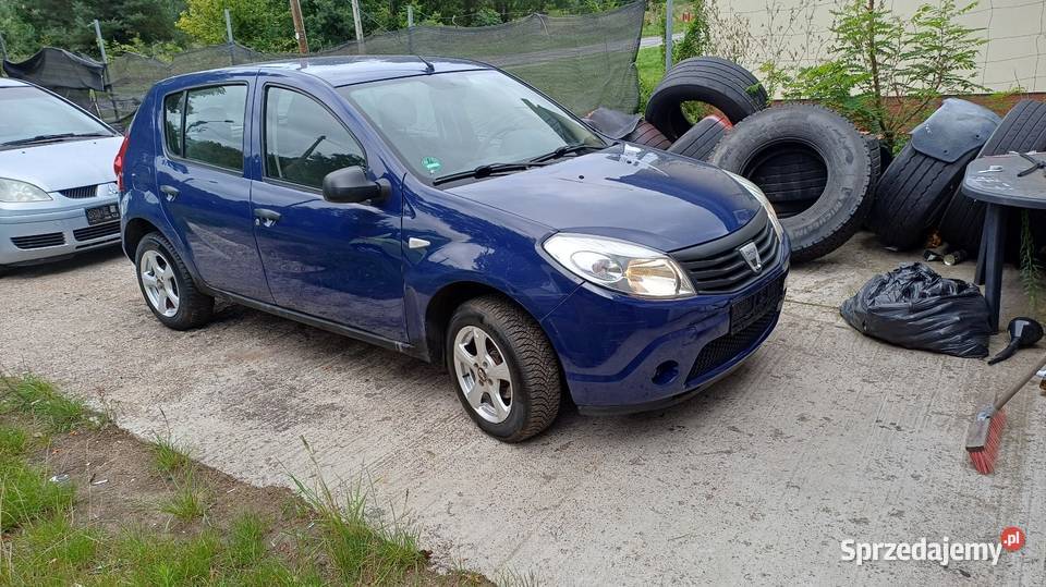 Dacia Sandero 2009 r 14 MPI benzyna niski sprowadzony Sandero lubuskie Rzepin