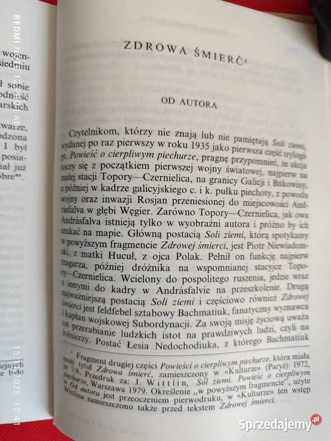 J Wittlin Sól ziemi Biblioteka Narodowa BN seria Katowice