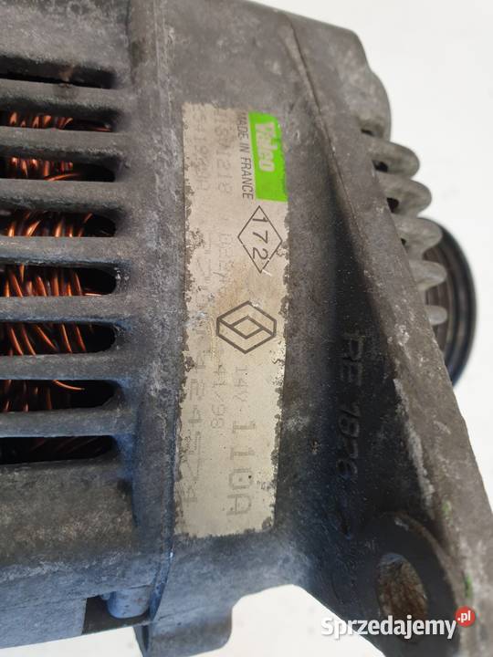 ALTERNATOR Renault Megane I 20 16V valeo 110A osobowe Motoryzacja Chełm