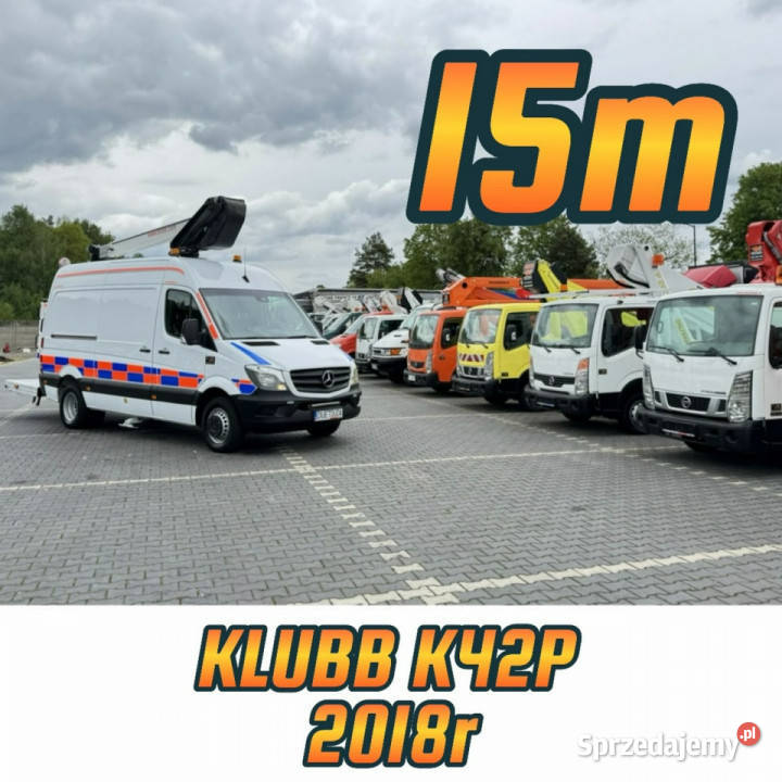 Nissan Zwyżka Podnośnik Koszowy 4X4 CABSTAR pierwszy właściciel Widełki
