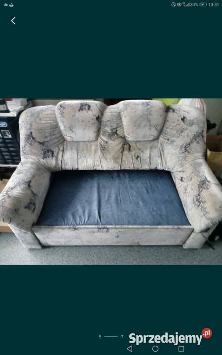 Sofa z funkcją spania i pojemnikiem rozkładana Meble Warszawa